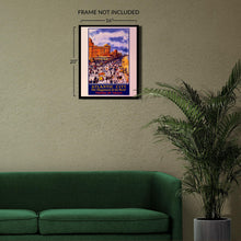 Load image into Gallery viewer, Digitally Restored and Enhanced 1932 Atlantic City New Jersey Railroad Travel Poster - Art Deco Beach Resort Tourism - East Coast Destination - Museum Print