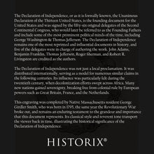 Load image into Gallery viewer, Digitally Restored and Enhanced 1850 Declaration of Independence Poster Photo - Vintage Photo of United States Declaration of Independence Wall Art Poster