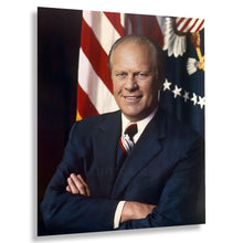 Cargar imagen en el visor de la galería, Digitally Restored and Enhanced Gerald R Ford 38th President of the United States Official Portrait Photo Print Poster