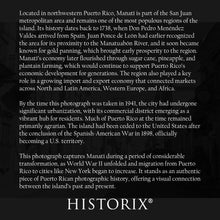 Cargar imagen en el visor de la galería, Digital Enhanced and Restored 1941 Manati Puerto Rico Photo Print - Vintage Photo of Street in Manati Puerto Rico Shopping District Poster