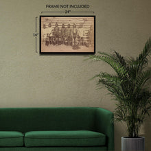 Cargar imagen en el visor de la galería, Digitally Restored and Enhanced 1880 Sioux War Party Dakota Ceremonial Dancers Photograph - Native American History Photography - Archival Print