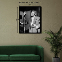 Load image into Gallery viewer, Digitally Restored and Enhanced 1947 Frank Sinatra Photo Print - Vintage Frank Sinatra Portrait at Liederkrantz Hall New York - Old Frank Sinatra Poster