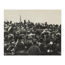 Cargar imagen en el visor de la galería, Digitally Restored and Enhanced 1863 Lincoln Gettysburg Address Photo - Civil War Pennsylvania - American Political History Photography - Archival Print