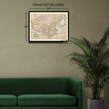 Load image into Gallery viewer, Digitally Restored and Enhanced 1897 The Century Atlas Chinese Empire Map Print - Vintage Map of China Poster - Old Map of The Chinese Empire Wall Art