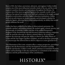 Load image into Gallery viewer, Digitally Restored and Enhanced 1890 Galileo Galilei Photo Print - Vintage Photo of Galileo Galilei The Father of Observational Astronomy Wall Art Poster