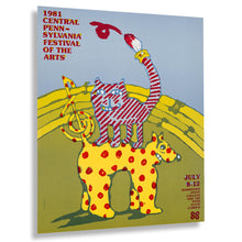 Cargar imagen en el visor de la galería, 1981 Central Pennsylvania Festival of the Arts Poster Print - Vintage CPFA Poster by Lanny Sommese - CFPA Wall Art Poster