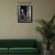 Cargar imagen en el visor de la galería, Digitally Restored and Enhanced 1921 Charlie Chaplin Photo Print - Vintage The Kid Charlie Chaplin Photo Wall Art - Old Photo of Charlie Chaplin Poster