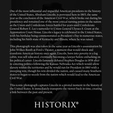 Cargar imagen en el visor de la galería, Digitally Restored and Enhanced 1865 Abraham Lincoln Photo Print - Vintage Portrait Photo of Abraham Lincoln President of The United States Poster Wall Art