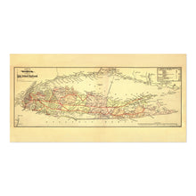 Load image into Gallery viewer, Digitally Restored and Enhanced 1884 Long Island New York Railroad Map - Victorian Era Transportation History - Archival Reproduction