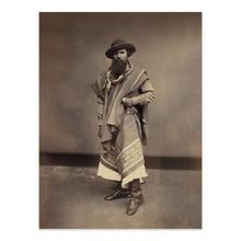 Cargar imagen en el visor de la galería, Digitally Restored and Enhanced 1868 Gaucho of The Argentine Republic Photo Print - Vintage Photo of Gaucho Horseman - Old Argentinian Gaucho Poster