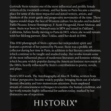 Cargar imagen en el visor de la galería, Digitally Restored and Enhanced 1930 Gertrude Stein Photo Print - Vintage Photo Showing Portrait of Gertrude Stein by Pablo Picasso - Gertrude Stein Poster