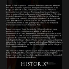 Cargar imagen en el visor de la galería, Digitally Restored and Enhanced Ronald Reagan 40th President of the United States Official Portrait Photo Print Poster