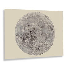 Load image into Gallery viewer, Digitally Restored and Enhanced 1971 Surface of The Moon Map Poster - Vintage Map of The Moon Wall Art Print - Old Map of The Moon Wall Poster