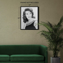 Cargar imagen en el visor de la galería, Digitally Restored and Enhanced 1958 Wanda Jackson Photo Print - Vintage Photo of The Queen of Rockabilly American Singer Wanda Jackson Poster Wall Art