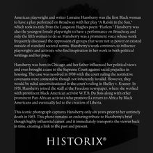 Load image into Gallery viewer, Digitally Restored and Enhanced 1959 Lorraine Hansberry Photo Print - Vintage Portrait Photo of Lorraine Vivian Hansberry Facing Front Wall Art Poster