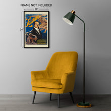 Load image into Gallery viewer, Digitally Restored and Enhanced 1913 Laurant Magician Illusionist Vaudeville Entertainment Poster - Golden Age of Magic History - Archival Reproduction