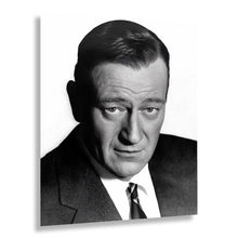 Load image into Gallery viewer, Digitally Restored and Enhanced 1965 John Wayne Photo Print - Vintage Portrait Photo of The Duke John Wayne Wall Art - Old Photo of Actor John Wayne Poster