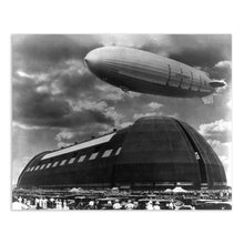 Load image into Gallery viewer, Digitally Restored and Enhanced 1931 USS Akron Photo Print - Vintage Photo of The US Navy Uss Akron at Goodyear Zeppelin Dock Akron Ohio Poster Wall Art