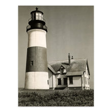 Load image into Gallery viewer, Digitally Restored and Enhanced 1953 Sankaty Lighthouse Poster Photo - Vintage Photo of Sankaty Head Lighthouse Siasconset Nantucket Wall Art Print