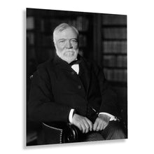 Load image into Gallery viewer, Digitally Restored and Enhanced 1905 Andrew Carnegie Photo Print - Vintage Portrait Photo of The Gospel of Wealth Author Andrew Carnegie Poster Wall Art