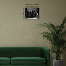 Load image into Gallery viewer, Digitally Restored and Enhanced 1880 Comanche & Kiowa Indians Photo Print - Old Photo of The Comanche Delegation with Chief Quanah Parker Poster Wall Art