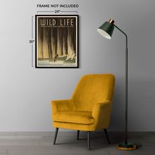 Cargar imagen en el visor de la galería, Digitally Restored and Enhanced 1936 Wild Life National Parks Preserve All Life WPA Federal Art Project Poster - Depression Era Conservation Art - Archival Reproduction