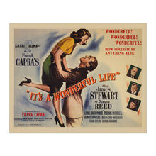 Load image into Gallery viewer, Digitally Restored and Enhanced 1946 It's A Wonderful Life Poster Matte Print - Old Poster Print of Frank Capra's It's A Wonderful Life by Liberty Films