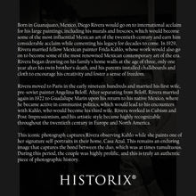 Load image into Gallery viewer, Digitally Restored and Enhanced 1940 Diego Rivera Poster Photo - Vintage Photo of Diego Rivera and Frida Kahlo Painting - Old Diego Rivera Wall Art Print