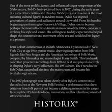 Cargar imagen en el visor de la galería, Digitally Restored and Enhanced 1967 Bob Dylan Photo Print - Vintage Portrait Photo of Singer Songwriter Bob Dylan Poster Wall Art