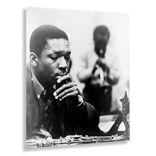 Load image into Gallery viewer, Digitally Restored and Enhanced 1960 John Coltrane Photo Print - Vintage Photo of John Coltrane - Old Photo of Jazz Saxophonist John William Coltrane
