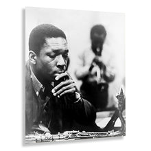 Load image into Gallery viewer, Digitally Restored and Enhanced 1960 John Coltrane Photo Print - Vintage Photo of John Coltrane - Old Photo of Jazz Saxophonist John William Coltrane