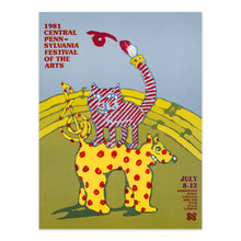 Cargar imagen en el visor de la galería, 1981 Central Pennsylvania Festival of the Arts Poster Print - Vintage CPFA Poster by Lanny Sommese - CFPA Wall Art Poster