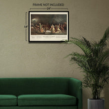 Load image into Gallery viewer, Digitally Restored and Enhanced 1859 The Court of Death Poster Print - Vintage Poster Print of The Court of Death by Rembrandt Peale Wall Art