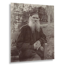 Load image into Gallery viewer, Digitally Restored and Enhanced 1897 Leo Tolstoy Photo Print - Vintage Portrait Photo of Leo Tolstoy - Lev Nikolayevich Tolstoy Wall Art Poster Photo