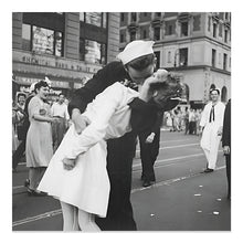 Load image into Gallery viewer, Digitally Restored and Enhanced 1945 VJ Day Times Square Kiss Photo Print - Vintage Photo of Victory Over Japan Day Times Square Kiss in New York City