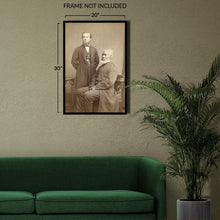 Cargar imagen en el visor de la galería, Digitally Restored and Enhanced 1876 Josiah Henson Photo Print - Vintage Portrait Photo of Josiah Henson with John Lobb Poster