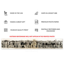 Load image into Gallery viewer, 1925 Bathing Beauty Pageant Panoramic Photo Print - Vintage Photo of Beauty Pageant in Huntington Beach California Wall Art