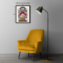 Load image into Gallery viewer, Digitally Restored and Enhanced 1971 Led Zeppelin Poster Matte - Vintage Poster of Led Zeppelin United Kingdom Concert Tour - Led Zeppelin Wall Art Poster