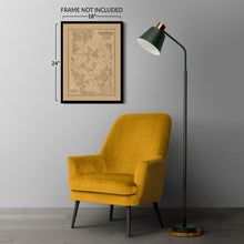 Load image into Gallery viewer, Digitally Restored and Enhanced 1878 Kaufman & Rockwall Texas Map Poster - Old Map of Kaufman and Rockwall Counties Texas - Vintage Texas Map Wall Art