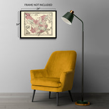 Load image into Gallery viewer, Digitally Restored and Enhanced 1865 China Map Poster Print - Colton's Vintage Map of China From General Atlas - Historic Map of China Print Wall Art