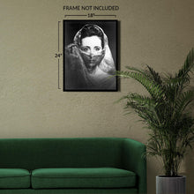 Cargar imagen en el visor de la galería, Digitally Restored and Enhanced 1959 Anais Nin Photo Print - Vintage Portrait Photo of Author Anais Nin - Novelist Anais Nin Portrait Poster