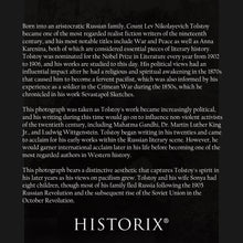 Load image into Gallery viewer, Digitally Restored and Enhanced 1897 Leo Tolstoy Photo Print - Vintage Portrait Photo of Leo Tolstoy - Lev Nikolayevich Tolstoy Wall Art Poster Photo