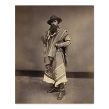 Cargar imagen en el visor de la galería, Digitally Restored and Enhanced 1868 Gaucho of The Argentine Republic Photo Print - Vintage Photo of Gaucho Horseman - Old Argentinian Gaucho Poster