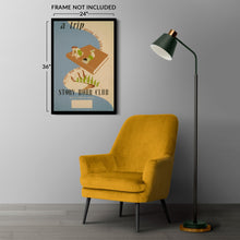 Load image into Gallery viewer, Digitally Restored and Enhanced 1936 Story Hour Club Library Educational Poster - WPA Federal Art Project - Depression Era Reading Program - Archival Reproduction
