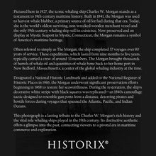 Cargar imagen en el visor de la galería, Digitally Restored and Enhanced 1927 Charles W Morgan Photo Print - Vintage Photo of Whaling Ship Charles Morgan Poster - Old Photo of The Morgan Wall Art