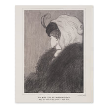 Load image into Gallery viewer, Digitally Restored and Enhanced 1915 My Wife and My Mother in Law Photo Print - Vintage Photo of My Wife and My Mother-in-Law Poster by William Ely Hill