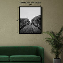 Load image into Gallery viewer, Digitally Restored and Enhanced 1861 St Augustine Florida Photo Print - Old Photo of Saint Augustine Florida Street View During Civil War Wall Art Poster