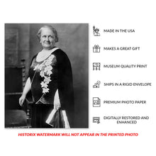 Load image into Gallery viewer, Digitally Restored and Enhanced 1930 Dr Maria Montessori Portrait Photo Print - Vintage Photo of Maria Montessori - Doctor Maria Montessori Poster Photo
