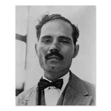 Load image into Gallery viewer, Digitally Enhanced and Restored 1936 Pedro Albizu Campos Photo Print - Puerto Rican Revolutionary Don Pedro Albizu Campos Portrait Photo Wall Art Poster