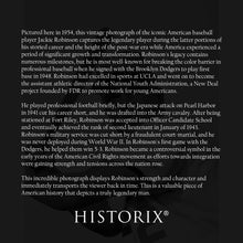 Load image into Gallery viewer, Digitally Restored and Enhanced 1954 Jackie Robinson Baseball Player Photo Print - Old MLB Brooklyn Dodgers Player Jackie Robinson Print Photo Wall Art